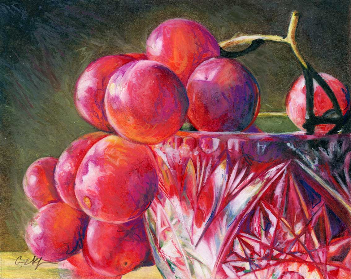 Seedless, 8" x 10", colored pencil