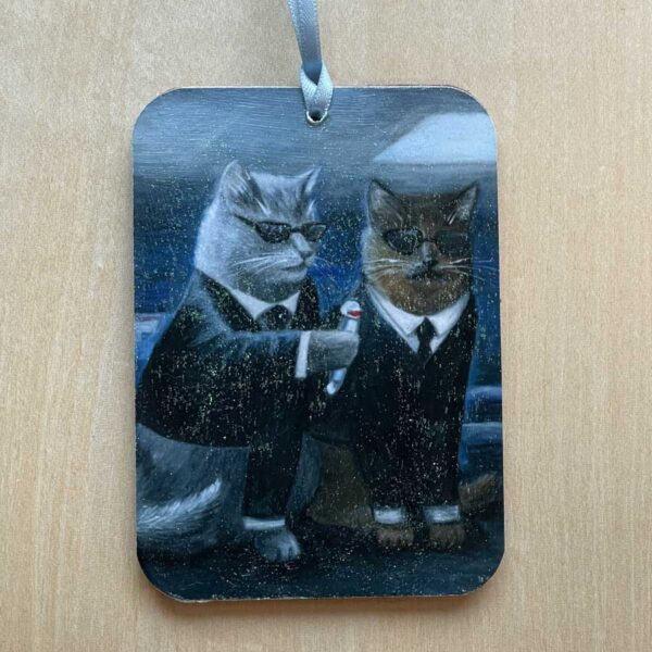 Men in Black Cats Ornament