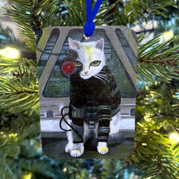 Star Trek: The Next Generation Locutus of Borg Cat Ornament