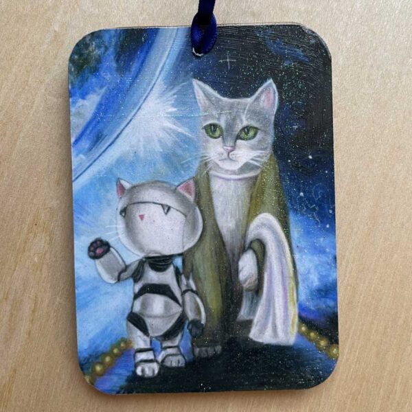 Hitchhiker's Guide to the Galaxy Cat Ornament