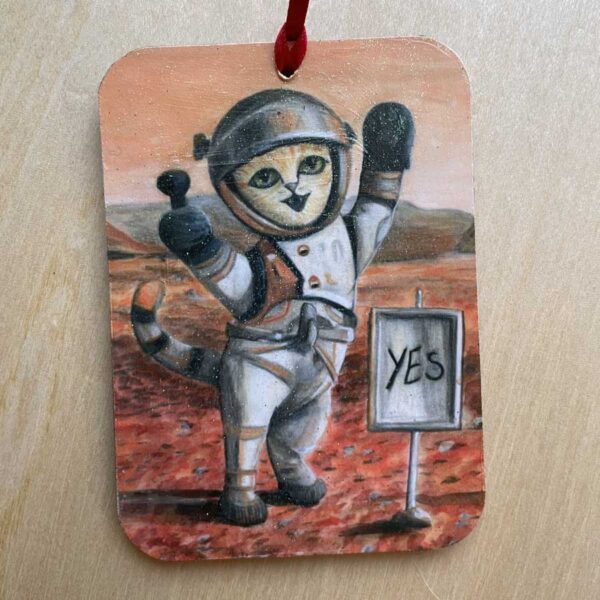 The Martian Cat Ornament