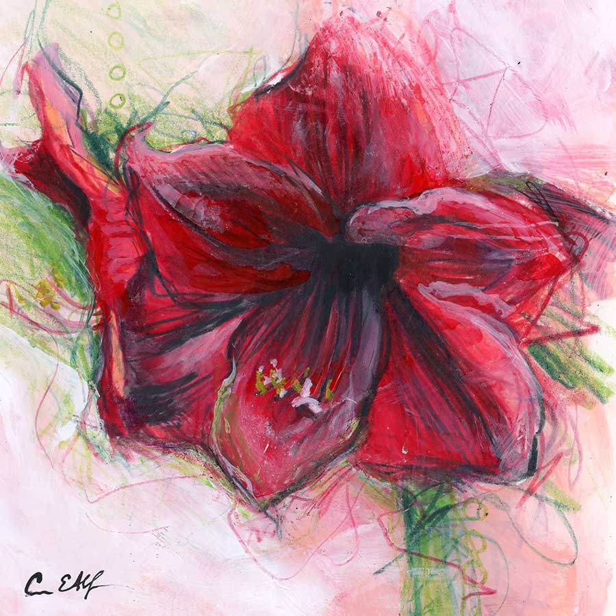 SOLD -Amaryllis (Day 23 - Starts with R)