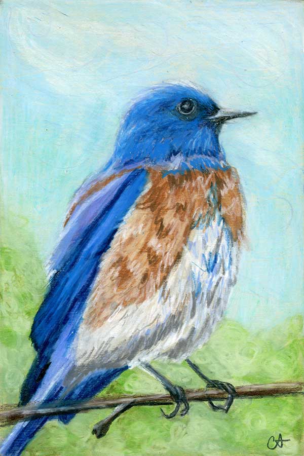 SOLD - Hello, Blue