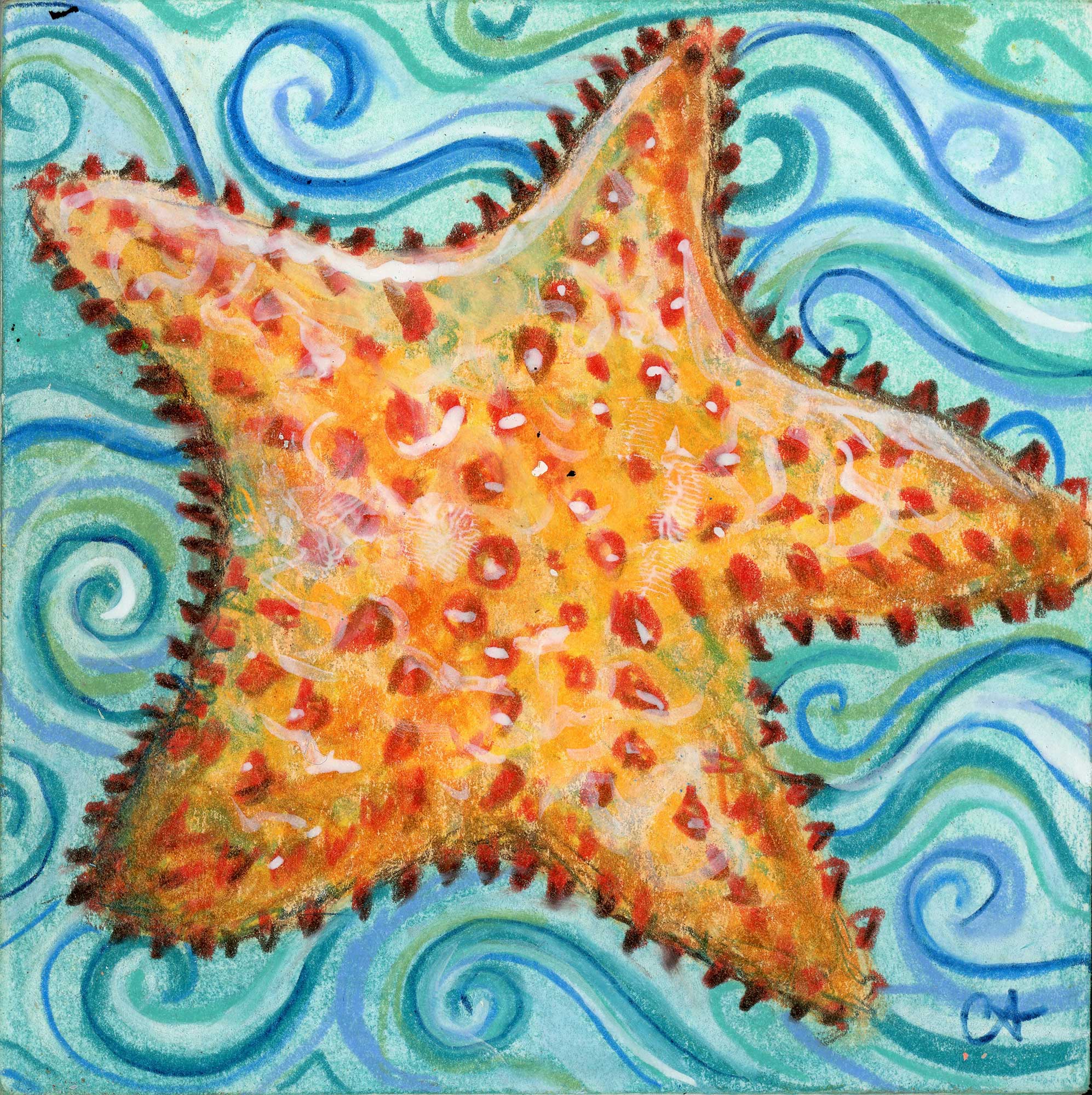 SOLD - Orange Sea Star