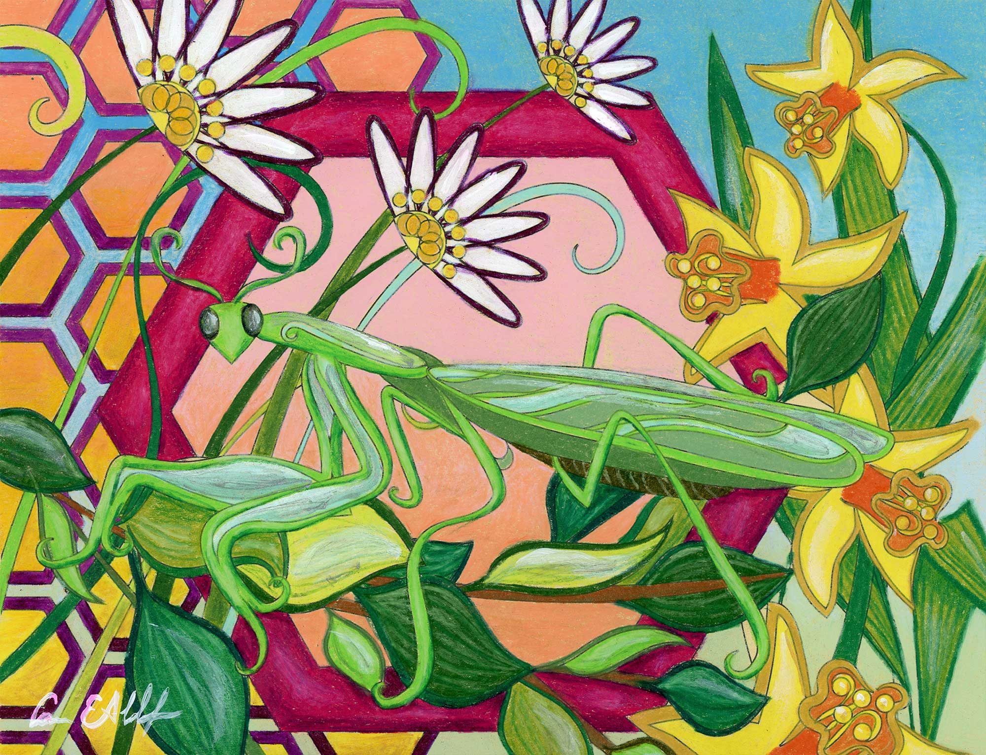 SOLD - Praying Mantis