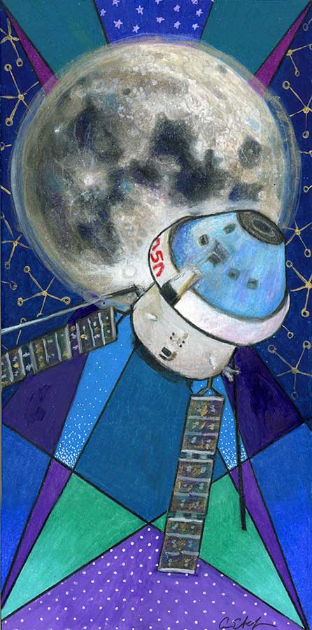 Integrity, 6" x 12", mixed media